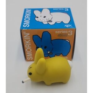 Kidrobot SMORKIN' LABBIT Series 3 MUSTARD Mini Vinyl Figure 1.5" Frank Kozik